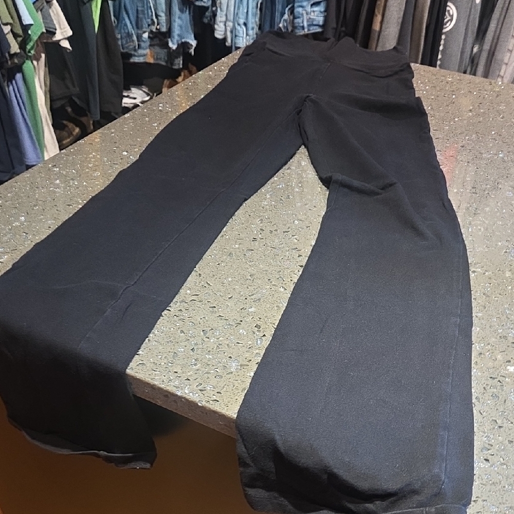 Black Flared Yoga Pants